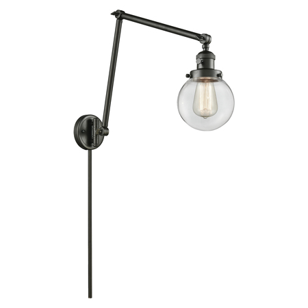 One Light Vintage Dimmable Led Swing Arm -  INNOVATIONS LIGHTING, 238-OB-G202-6-LED